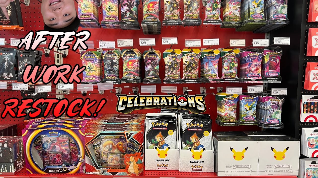 AFTER WORK RESTOCK! Pokémon Card Hunt Pokemon YouTube