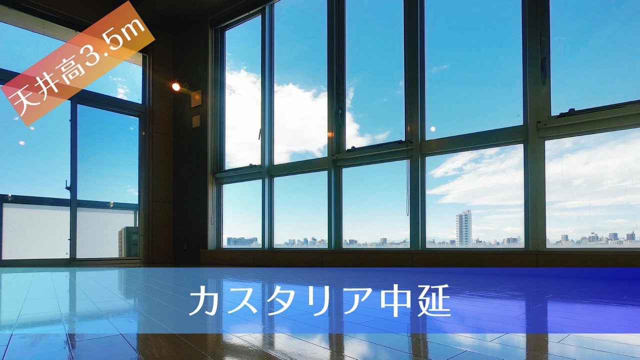 天井高驚異の3 5ｍ カスタリア中延 高級マンション内覧動画 Youtube