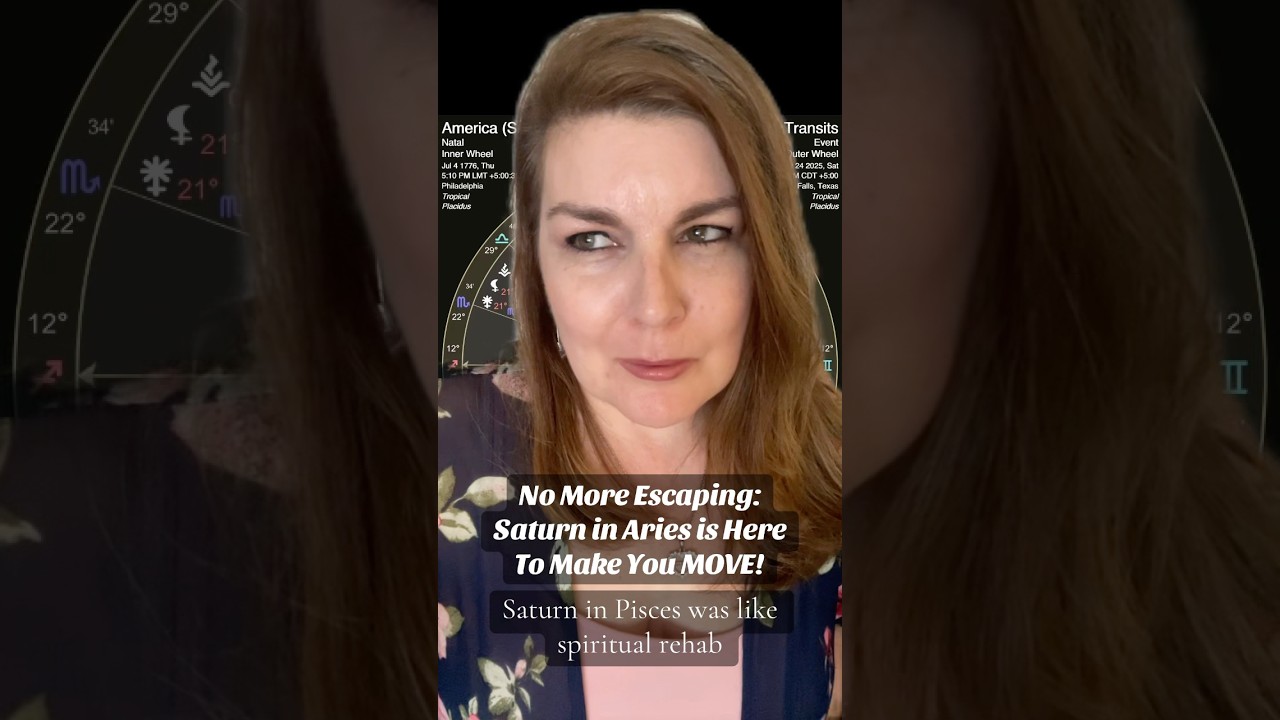 No More Escaping: #Saturn in #Aries Is Here to Make You MOVE! | #2025 #May #astrology #awakening