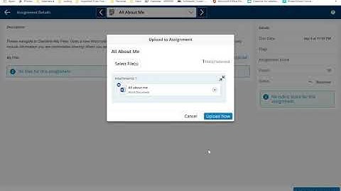SCCSD -  Instructional Video Using an assignment dropbox in Class Pages