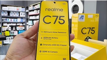 REALME C75 5G UITPAKKEN