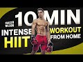 10 MIN INTENSE HIIT WORKOUT (No Equipment Fat Burning Workout!)