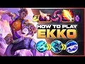 HOW TO PLAY EKKO SEASON 15 | BEST Build &amp; Runes | Season 15 Ekko guide | League of Legends