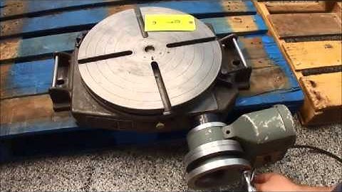 Bridgeport Rotary Table sn 2673