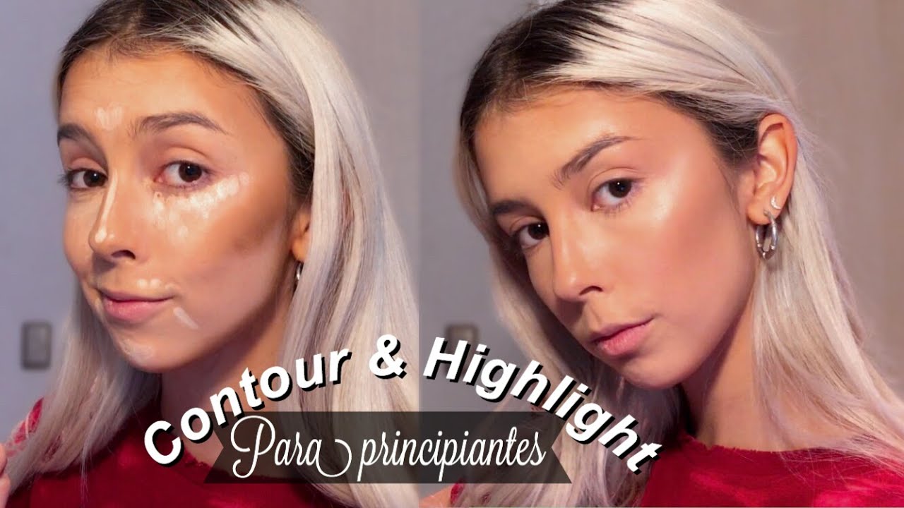 GUIA PARA CONTOUR Y HIGHLIGHT: Iluminación y contorno en polvo y crema.  Maquillaje Kim Kardashian - YouTube