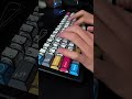 no case foam gmk67 asmr #asmr #keyboard  #customkeyboard