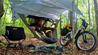 Lay Flat Hammock Camp on an Ebike