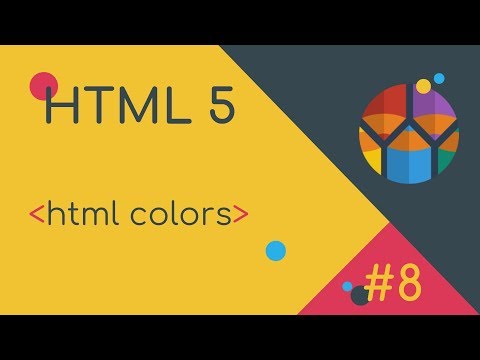 HTML#8 -Colors. HTML, CSS Ve Javascript Ile Web Sayfası Nasıl Geliştirilir?