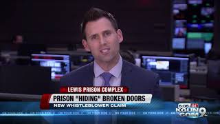 New whistleblower says Arizona Department of Corrections 'hiding' broken doors
