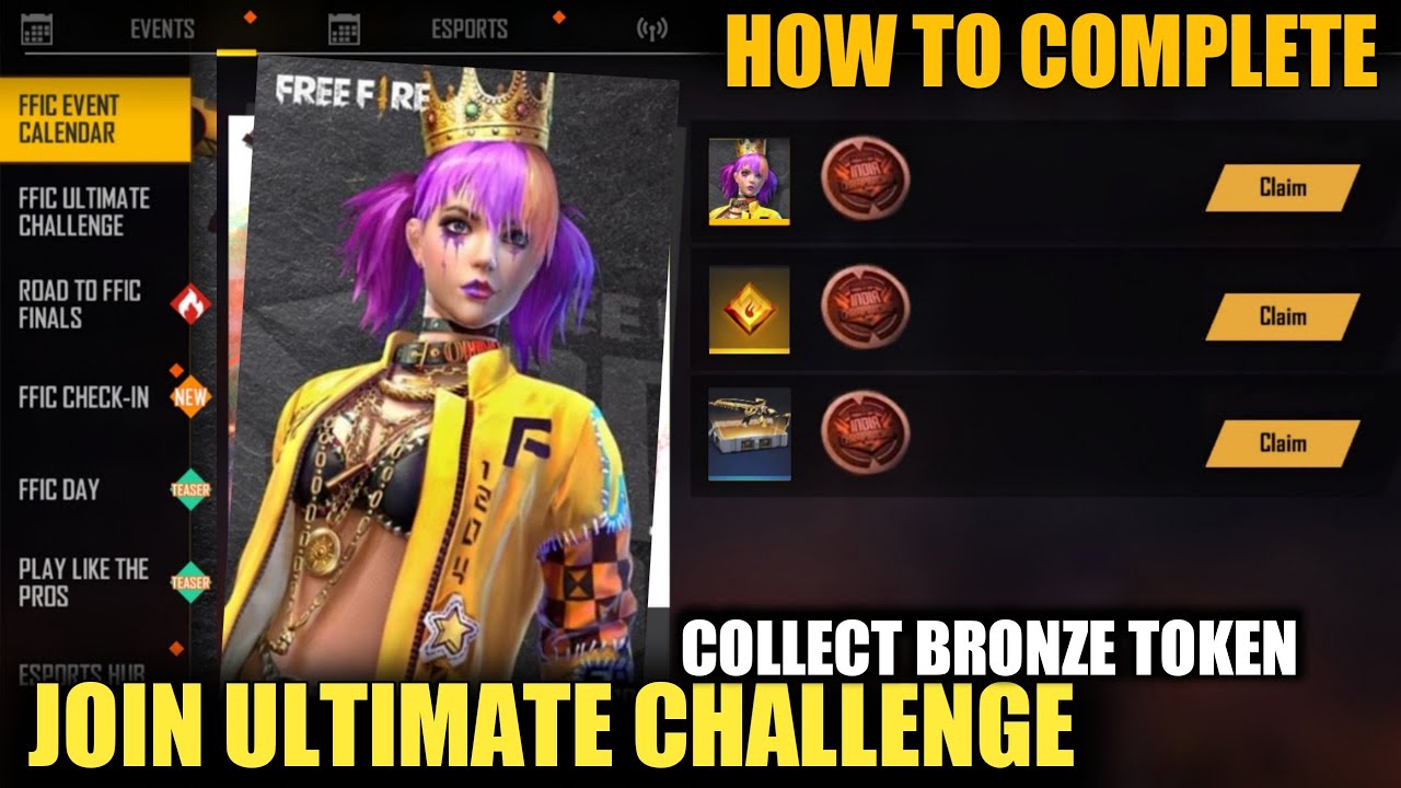FFIC ULTIMATE CHALLENGE - FF NEW EVENT - HOW TO JOIN FFIC ULTIMATE CHALLENGE EVENT IN FREE FIRE
