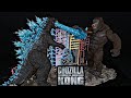 Diorama GODZILLA VS KONG | Final Battle in Hong Kong | Custom Figures