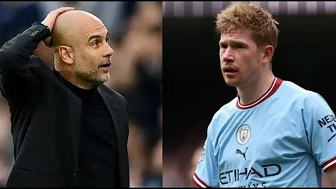 Pep Guardiola explains the dispute with Kevin De Bruyne during Man City's match with Real Madrid