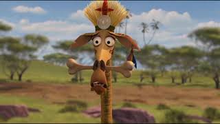 Жираф Мелман становится доктором ... отрывок из мультфильма (Мадагаскар 2/Madagascar 2)2008