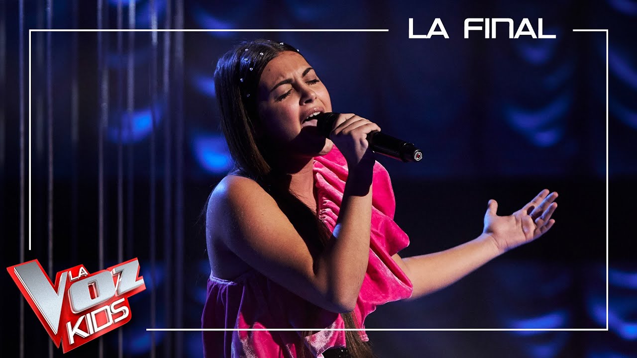 Lucía Baizán canta 'Y ¿si fuera ella?' | Final | La Voz Kids Antena 3 2023