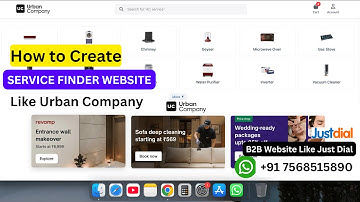 How to Creating a Website Like Urban Company? || Service Finder Booking Website