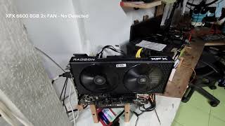 XFX Radeon RX6600XT ジャンク 映像不安定 XFX RX 6600 8GB 2X FAN - Not Detected, DIY Failed - YouTube