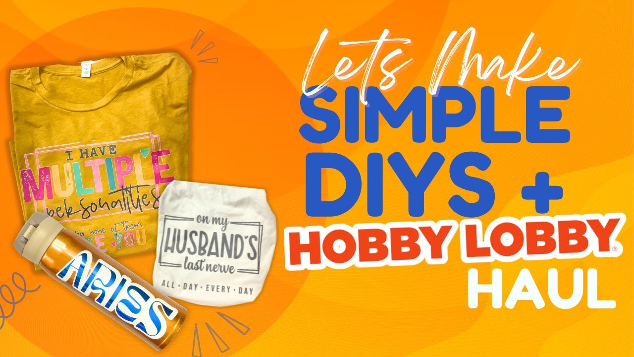 CRAFT AND CHILL + MINI HOBBY LOBBY CLEARANCE 