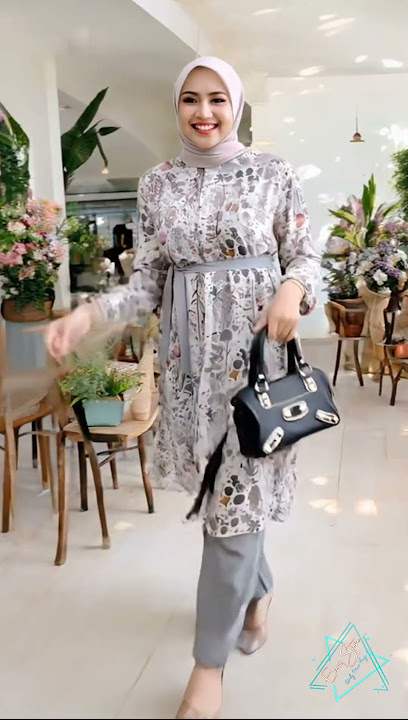 One set Setelan Tunik Motif Lavetta Jumbo  #fashion #ootdguide #viral #dress #ootd #dressootd