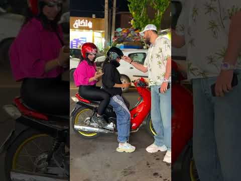 دختر موتورسوار مصاحبه موتور دختر چالش طنز خنده کلیپ ماشین موتورسنگین موتورسواری بانوان
