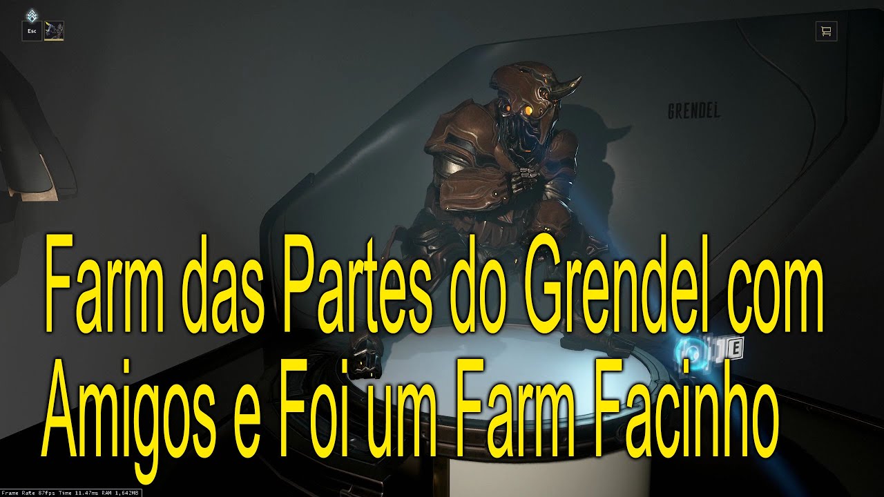 Warframe 2020 Farm das Partes do Grendel com Amigos e Foi um Farm