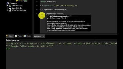 Simple subnet calculator with Python