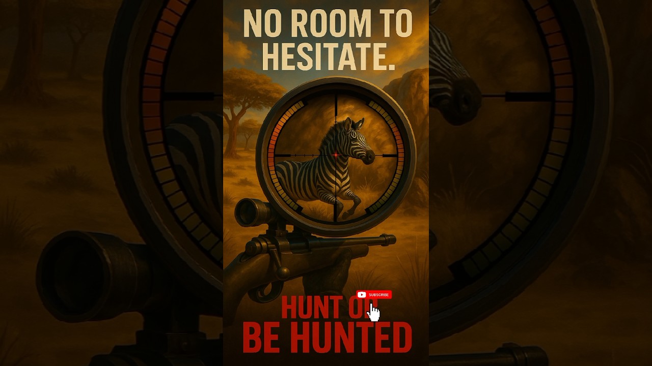 No mercy. Just instinct. 🎯🦓