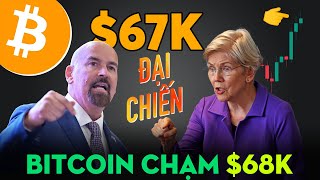 2024 - Bitcoin Chạm $68K, Market Update | Deaton Đại Chiến Warren | Tesla BTC Qua Cantor Fitzgerald?