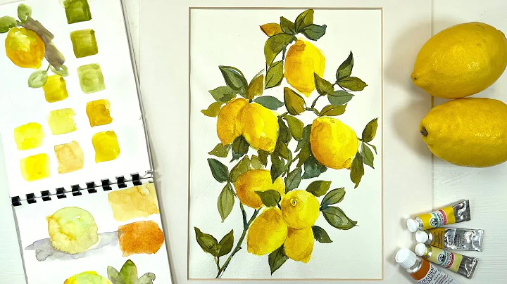 Paint a Stunning Lemon Tree Branch - Real-Time Wat...