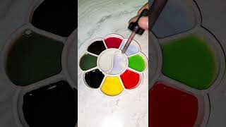 mixing colour #colormixingmagic #colorart #complementarycolors #art #short