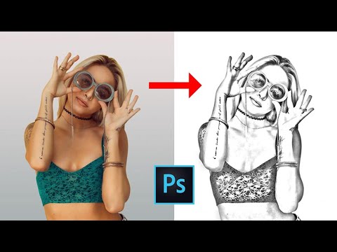 Black and white photos in Photoshop with another method