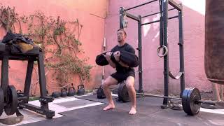 Sandbag Zercher Squat