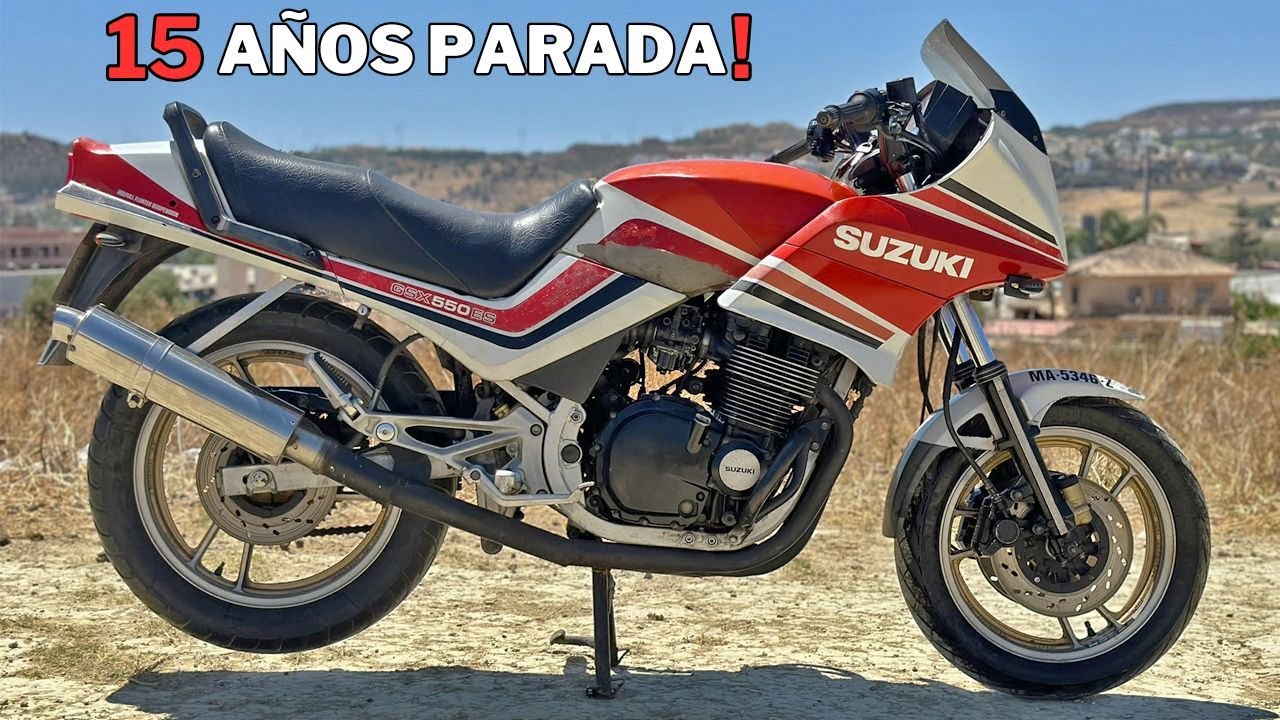 Encendiendo Una Moto Después de Estar 15 AÑOS PARADA (1985) | Suzuki GSX 550