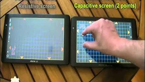 Capacitive vs Resistive touchscreen