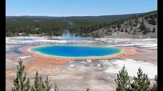 Day-in-a-Minute @ Yellowstone - Lower Geyser Basin | Grand Prismatic Spring ?