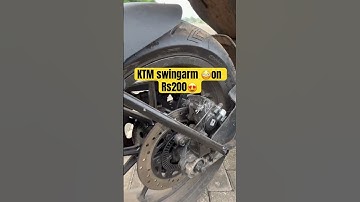 KTM Swingarm on Rs200😳😍#shortsfeed #shortvideo #shortsviral #shorts #trendingshorts #trend