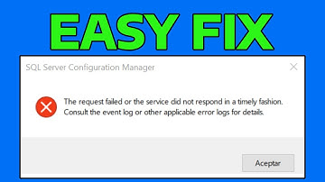 How To Fix The Request Failed or The Service Did Not Respond In a Timely Fashion Error