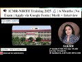 ICMR-NIRTH 6-Month Training 2025 | No Exam | Apply Online | Merit + Interview #internship #jabalpur