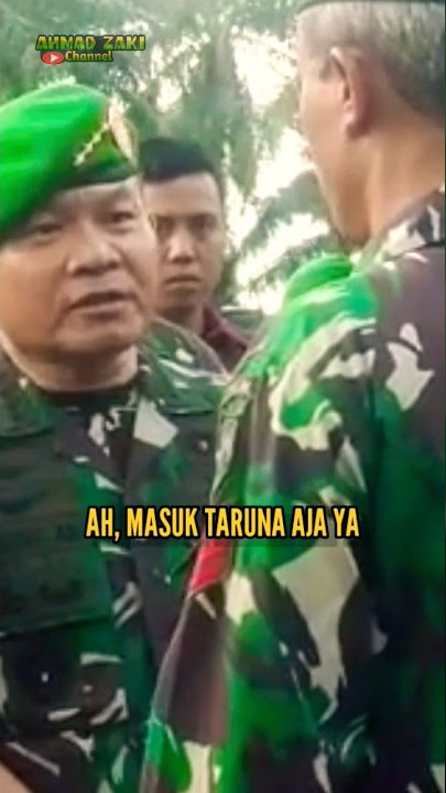 Momen KASAD Dudung Tawari Anak Kopral Masuk Taruna