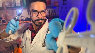 ASMR Doctor Cranial Nerve Exam ADHD Focus On Me Medical Roleplay Light Eye Ear Exam hearing Test screenshot 5