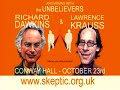 richard dawkins and lawrence krauss an evening with the unbelievers