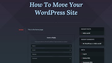 How To Move WordPress On GoDaddy