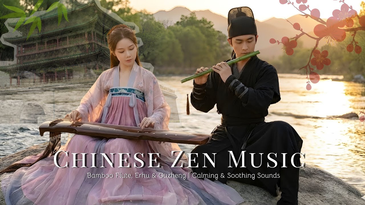 Chinese Zen Music : Bamboo Flute, Erhu & Guzheng | Calming & Soothing ...