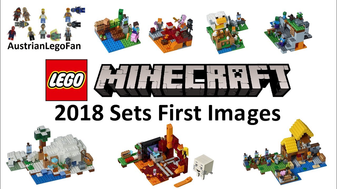 new lego minecraft sets 2018