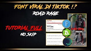 CARA MENAMBAH FONT ROAD RAGE YANG VIRAL DI TIKTOK 🔥😎