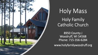 Fifth Sunday of Lent, Holy Family Catholic Church, Woodruff, WI.
