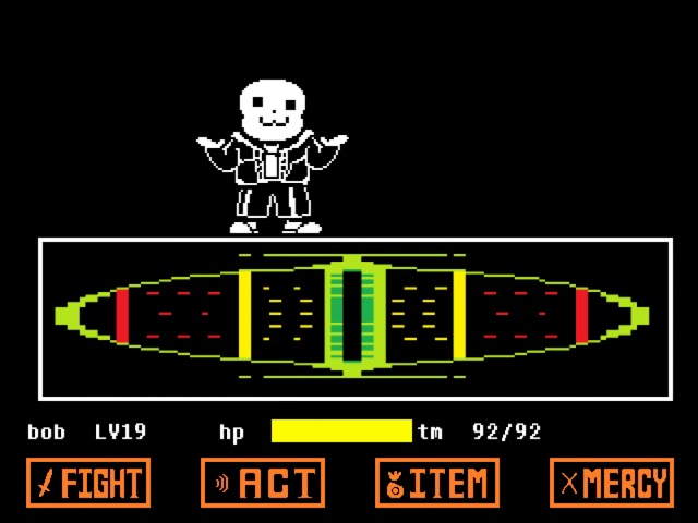 sans simulator Project by TEMMIE