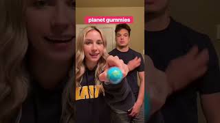 trying the viral PLANET GUMMIES!🌎 #shorts