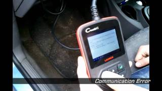 Communication ERROR using LAUNCH Creader VI (Can't connect with ECU)