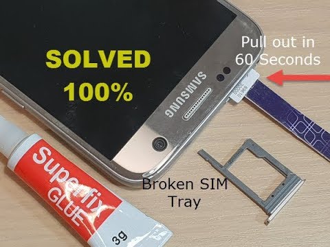 Remove Stuck SIM Card Without Open the Phone Apart