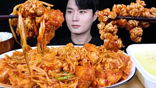 아구찜 계란찜 먹방ASMR MUKBANG Steamed Monkfish &amp; Agujjim アンコウ煮込み アグチム eating sounds